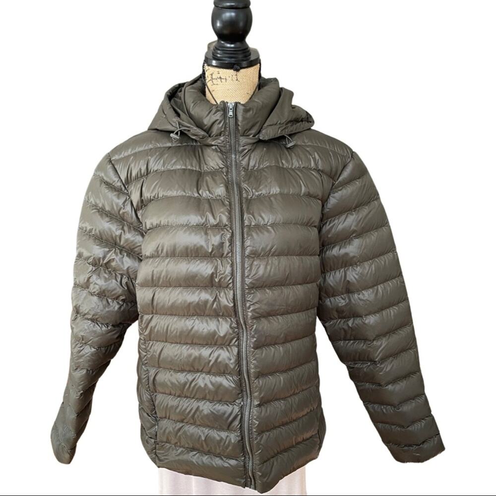 Lock N Love Women's Ultra Lightweight Packable Down Jacket Removable Hoodie XXL